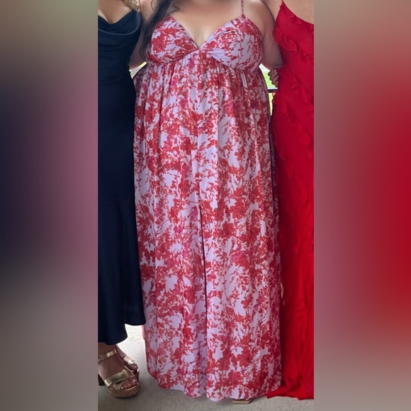 Sachin and Babi Floral Gown - Picture 2 of 3